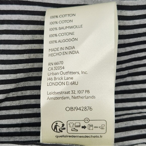 Free People Eleanor Tunic Dress Womens Size Small Black Distressed Academia Boho - Picture 10 of 11